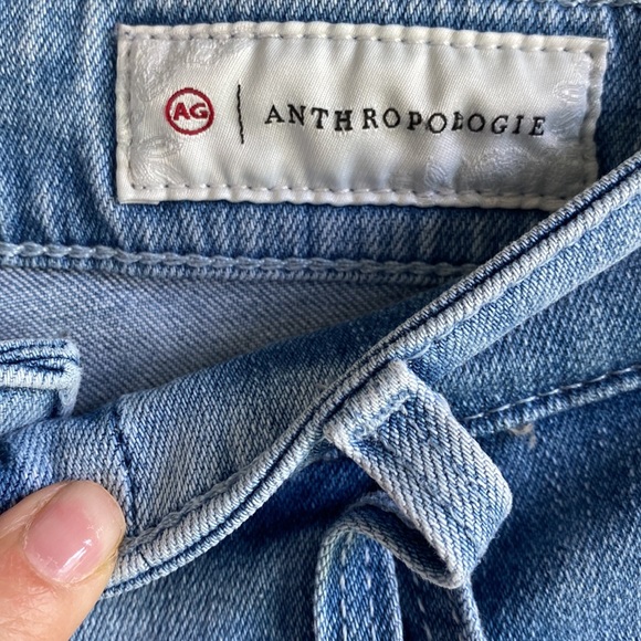 AG by Anthropologie The Stevie High-Rise Slim Straight Ankle Denim Jeans EUC! - Picture 5 of 5